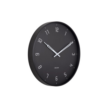 Nástenné hodiny Karlsson 5950BK, 40cm